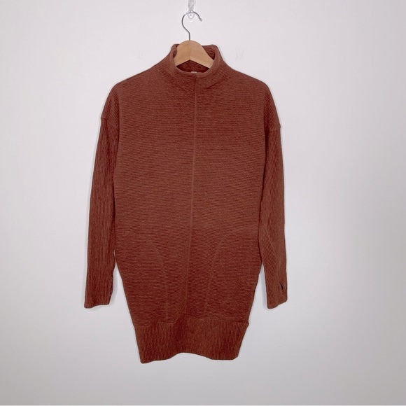 Lululemon Call for Cozy Dress in Heathered Ancient Copper streetwear  Athleisure - Picture 2 of 14